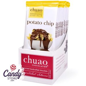 Chuao Potato Chips Milk Chocolate Bars - 12ct