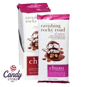 Chuao Ravishing Rocky Road Milk Chocolate Bars - 10ct