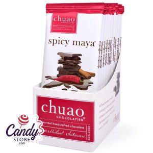 Chuao Spicy Maya Dark Chocolate Bars - 12ct
