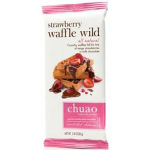 Chuao Strawberry Waffle Wild Bar - 12ct