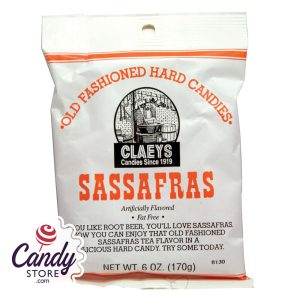 Claey's Sassafras Drops 6oz Bag - 24ct