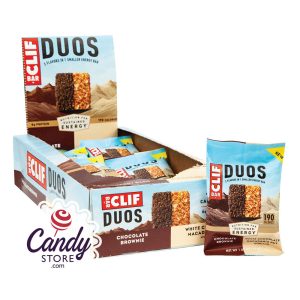 Clif Bar Duos Brownie & White Chocolate Macadamia Nut 1.66oz - 168ct