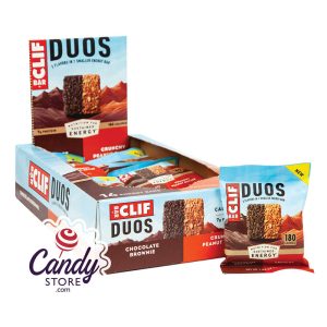 Clif Bar Duos Chocolate Brownie & Crunchy Peanut Butter 1.66oz - 168ct