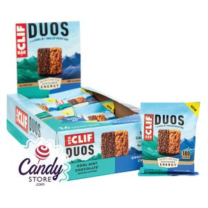 Clif Bar Duos Mint Chocolate Chip & Chocolate Chip 1.66oz - 168ct