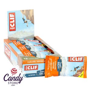 Clif Bar Sweet & Salty Caramel Toffee With Sea Salt 2.4oz - 12ct