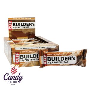 Clif Builder's Chocolate Peanut Butter 2.4oz Bar - 12ct