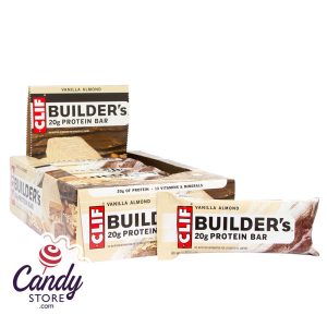 Clif Builder's Vanilla Almond 2.4oz Bar - 12ct