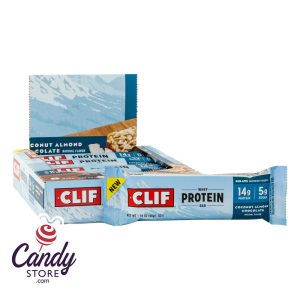 Clif Coconut Almond Chocolate Whey Protein 1.98oz Bar - 8ct
