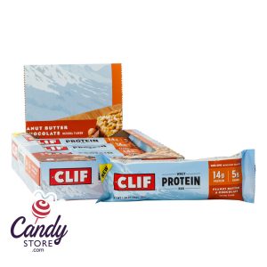 Clif Peanut Butter Chocolate Whey Protein 1.98oz Bar - 8ct
