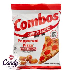 Combos Pepperoni Pizza Baked Cracker 6.3oz Peg Bag - 12ct