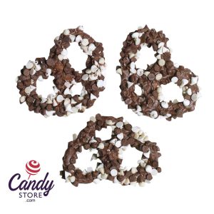 Dalmatian Pretzels White & Dark Chocolate Chips - 28ct