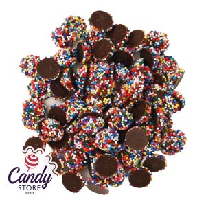 Rainbow Seeds Mini Nonpareils Dark Chocolate - 10lb