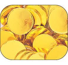Dark Chocolate Mint Blank Gold Coins - 10lb