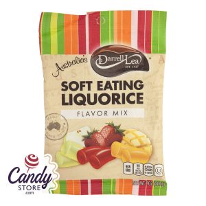 Darrell Lea Mixed Flavors Licorice 7oz Peg Bag - 8ct