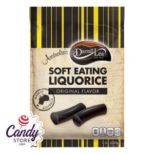 Darrell Lea Original Black Licorice 7oz Peg Bag - 8ct