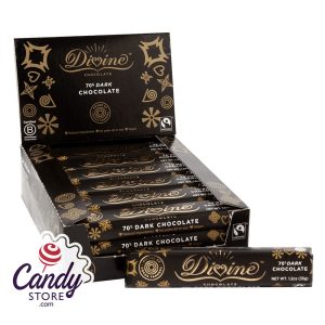 Divine 1.2oz Dark Chocolate Snack Bar - 18ct