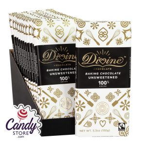 Divine 100% Unsweetened 5.3oz Baking Bar - 12ct