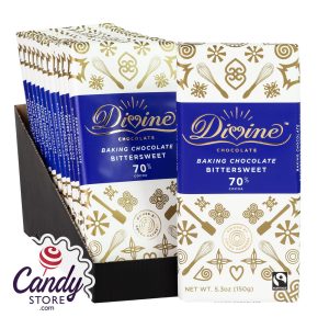 Divine 70% Bittersweet 5.3oz Baking Bar - 12ct