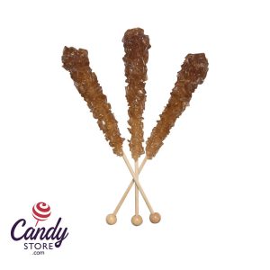 Dryden And Palmer Unwrapped Root Beer Rock Candy 6 1/2-Inch Stick - 120ct