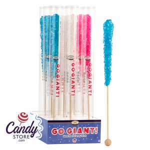 Dryden & Palmer Giant Rock Candy 12" Stick 1.95oz - 24ct