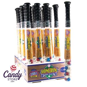 Dubble Bubble Baseball Bats Gumballs - 24ct
