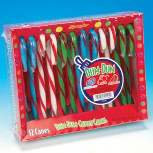Dum Dum Candy Canes 12pc - 12ct