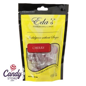 Eda's Sugarfree Cherry 3.5oz Pouch - 12ct