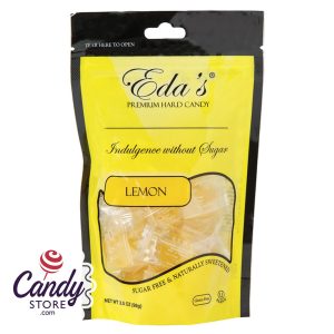 Eda's Sugarfree Lemon 3.5oz Pouch - 12ct