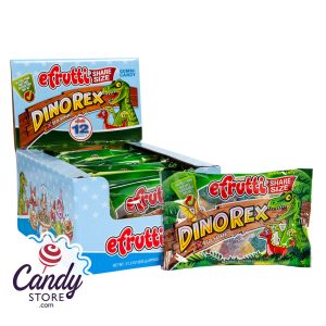 Efrutti Dinorex Extra Sour Gummi Candy 1.4oz Share Size - 12ct