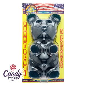Five-Pound Gummy Bear Blue Raspberry 5lb - 3ct