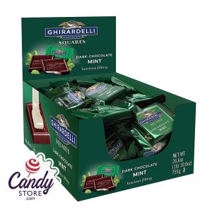 Ghirardelli Dark Chocolate & Mint Squares Caddy - 50ct