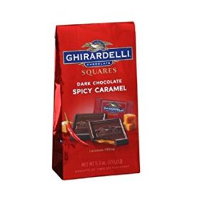 Ghirardelli Dark Chocolate Spicy Caramel Squares Bags - 6ct