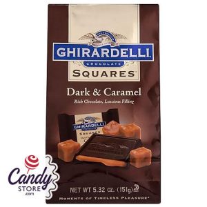 Ghirardelli Dark Chocolate and Caramel Squares Bags - 6ct
