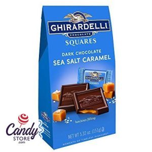 Ghirardelli Dark and Sea Salt Caramel Squares Bags - 6ct