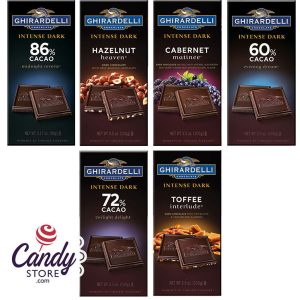 Ghirardelli Intense Dark Chocolate Bars - 12ct