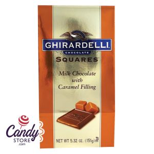 Ghirardelli Milk Chocolate Caramel Squares 5.32oz Bag - 6ct