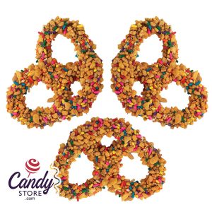 Giambri's Peanut Brittle Crunch Milk Chocolate Covered Pretzel - 3lb