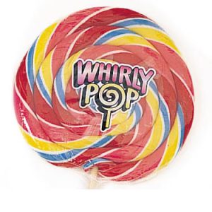 Giant Whirly Pops 10ct - Rainbow