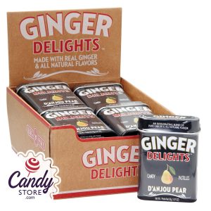Ginger Delights D'Anjou Pear 1.07oz Tin - 12ct