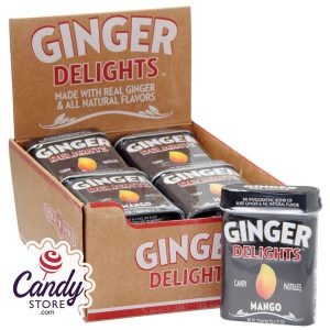Ginger Delights Mango 1.07oz Tin - 12ct