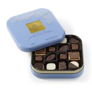 Godiva Assorted Biscuit Tins - 12ct