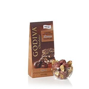 Godiva Caramel Nut Brownie Desert Truffles Bags - 6ct