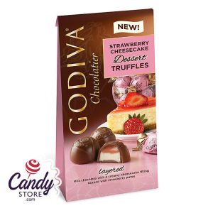 Godiva Strawberry Cheesecake Dessert Truffles Bags - 6ct