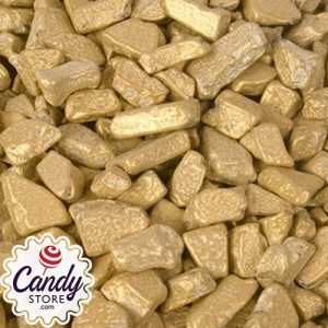 Gold Nugget Choco Rocks - 5lb Bulk