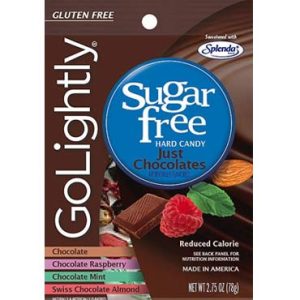 Golightly Sugar Free Just Chocolate Bags - 12ct