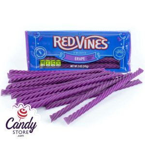 Grape Red Vines Twist Trays - 12ct