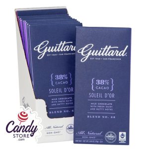 Guittard 38% Cacao Milk Chocolate Soleil D'Or 2.65oz Bar - 12ct
