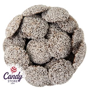 Guittard Dark Chocolate Nonpareils With White Seeds - 20lb