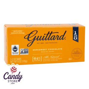 Guittard Semi Sweet Chocolate Baking Bar 6oz Box - 12ct