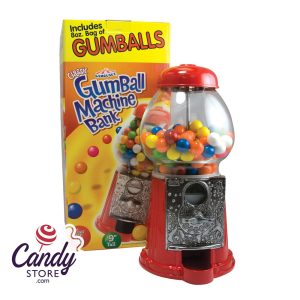 Gumball Machine Bank With Gumballs 8oz Box - 6ct